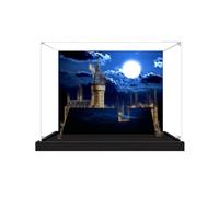 Acrylic Display Case Specially made for Lego 71043 Castle Building Set, Dustproof Box - Only Display Case, Display Box Compatible with Lego 71043 (Back Spray 2 + Base A)