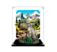 Acrylic Display Case Specially made for Lego 72423 Monster Building Set, Dustproof Box - Only Display Case, Display Box Compatible with Lego 72423 (Back Spray + Base A)