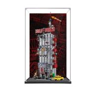 Acrylic Display Case Specially made for Lego 76178 Daily News Building Building Set, Dustproof Box - Only Display Case, Display Box Compatible with Lego 76178 (Back Spray A)