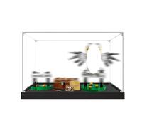 Acrylic Display Case Specially made for Lego 76425 Little Owl Building Set, Dustproof Box - Only Display Case, Display Box Compatible with Lego 76425 (3MM + Base A)