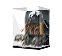 Acrylic Display Case Specially made for Lego 76473 Castle East Wing Building Building Set, Dustproof Box - Only Display Case, Display Box Compatible with Lego 76473 (Back Spray+Mirror B)