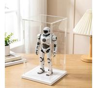 Acrylic Display Case with Lid, Clear Dustproof Cube for Collectibles and Jewelry Storage, Protective Showcase for Home Office Decor, 3.9" x 3.9" x 7.9"