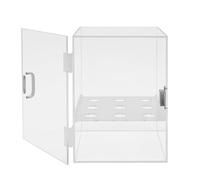 Acrylic Display Case with Removable Partition and Door Handle - Ideal for Food Presentation, Bakery Display, and Restaurant Showcases - Durable and Elegant Design