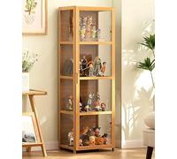 Acrylic Display Case with Two Doors, 5 Layers, Dustproof Showcase for Living Room, Transparent Design, Sealed for Protection, Versatile Use in Various Scenes