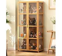 Acrylic Display Case with Two Doors, 5 Layers, Dustproof Showcase for Living Room, Transparent Design, Sealed for Protection, Versatile Use in Various Scenes