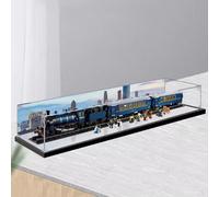 Acrylic Display Clear Collectible Box, Compatible with Lego 21344 Orient Express Building Block Model Dust Storage Box Display Box (Box Only) (Baking Spray)