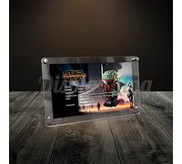 Acrylic Display Photo Frame for Lego Boba Fett Helmet 75277(Lego Set is not Included)