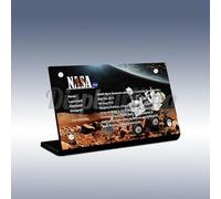 Acrylic Display Plaque for Lego NASA Mars Science Laboratory Curiosity Rover 21104 (Lego Set is not Included)