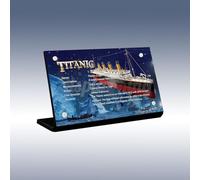 Acrylic Display Plaque for Lego Titanic 10294 (Lego Set is not Included)