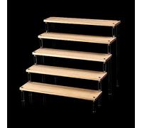 Acrylic Display Stand Compact 1 to 5 Tiers for Collections and Cake Decorations Stay Organised and Stylish