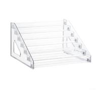 Acrylic Display Stand, Multi-Layer Ladder Storage Rack for Blind Box, Figures, Cosmetics & Collectibles, Clear Tiered Organizer Shelf for Home Desktop Decor(7 Layers)
