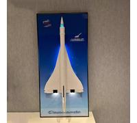 Acrylic Display Wallboard for Lego 10318 Airbus aircraft Building Set, Wall Mount Display Wallboard - Only Display Board, Display Board Compatible with Lego 10318 (Style A (with light))