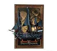 Acrylic Display Wallboard for Lego 10365 Black Pearl Building Set, Wall Mount Display Wallboard - Only Display Board, Display Board Compatible with Lego 10365 (classic)