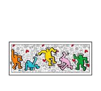 Acrylic Display Wallboard for Lego 31216 Keith Haring Dancing Little Man Building Set, Wall Mount Display Wallboard - Only Display Board, Display Board Compatible with Lego 21361