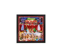 Acrylic Display Wallboard for Lego 60475 Countdown Calendar Wall Photo Frame Building Set, Transparent Dustproof Storage Rack, Display Photo Frame for Lego 60475 (No Model)