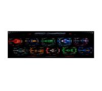 Acrylic Display Wallboard for Lego 77242-77251 Racing 10in1 Building Set, Wall Mount Display Wallboard - Only Display Board, Display Board Compatible with Lego 77242-77251 (Without lights)