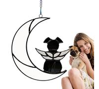 Acrylic Dog Memorial - Dog Lovers Dog Decor, Window Hangings | adjustable Loss of Dog Sympathy Pet Remembrance Gift Dog, Pet Ornament to Remember Loved Pet Memorial