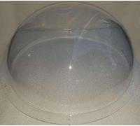 Acrylic Dome/Plastic Hemisphere - Clear - 14" Diameter, 3/4 Flange with Pre-Drilled Holes