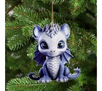 Acrylic Dragon Christmas Decoration Dragon Figurine Hanging Christmas Tree Gothic Holiday Decoration Fireplace Window Car Decoration