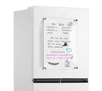 Acrylic Dry Erase Board 40x30cm with Clear Whiteboard, Magnetic Installation, Blank Memo for Drawing, Meal Planner, Schedule Reminder