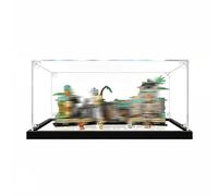 Acrylic Dustproof Case for LE*GO 77015 Temple of the Golden Idol - Toy Storage Cover & Architectural Model Display Box，Mirror-3mm