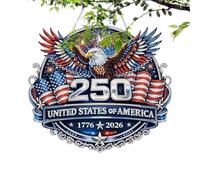 Acrylic Eagle Painting, American Charm Artwork, 8.5x9.4 Inches Canvas with Bold Colors, Decorative Rhinestone Craft Kit, Patriotic Wall Art with Design, Independence Celebration for Indoor Outdoor