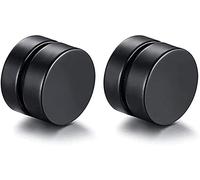 Acrylic Earrings, Unisex Stainless Steel Magnetic Stud Earrings Lightweight Non Piercing Clip On Earrings 1PairDurability