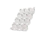 Acrylic Egg Tray 12 Grid Storage Box for Eggs, Reusable | Countertop Display, Freezer and Baking Prep Use, Holds up 12 Eggs