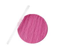 Acrylic Embossed Rolling Pin, 3D Pattern Acrylic Non-Stick Roller, Clay Rolling Pin, Non-Stick Embossed Cake Roller(net)