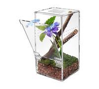 Acrylic Enclosure,Clear Ventilation Habitat | Reptile Jumping Spider Breeding Cage,for Tarantula Mantis Gecko Frog Lizard Crickets Beetles Centipedes Home Office