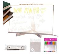 Acrylic Erasable Board with Light | Children's Illuminated Board | Creative Drawing and Writing | Use in Home, Office, School Birthday