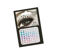 Acrylic Eye Gems Face Jewels Stickers for Cheeks and Arms | Reusable, Safe for Face and Eyes, Dress-up Nights, Crazy Party Style, Temporary Sparkle Accents
