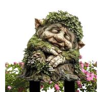 Acrylic Fairy Garden Stakes - Garden Stakes Decorative Fairy | Patio Decor | Tree Man Earth Goddess Statue State | Outdoor Accessories Ground Insert 2-D Planter Decor for the or