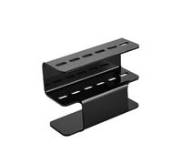 Acrylic False Eyelashes Storage Rack for Tweezers, Black Display Holder | Compact Makeup Organiser, Simple Shape for Home Use and Making, Tidy Storage Bracket