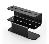 Acrylic False Eyelashes Tweezers Storage Holder Rack for Professional Use | Black Compact Bracket, Keeps Workspace Tidy, Simple Shape for Makeup Use and Lash Extension Display