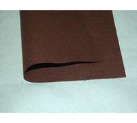 Acrylic Felt Baize Craft/Poker Fabric Material - B.S Dark Brown, Sample - 23cmx23cm