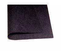 Acrylic Felt Baize Craft/Poker Fabric Material - Black, Sample - 23cmx23cm