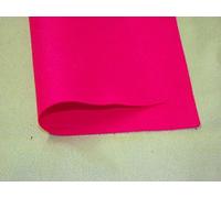 Acrylic Felt Baize Craft/Poker Fabric Material NEON Cerise Pink, 50cmx37cm