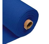 Acrylic Felt Fabric 60 Inch 150cm Wide - Sewing Craft Material - Black, White, Yellow, Green, Brown, Orange, Grey, Blue, Red, Pink, Purple - Felt Sheets for Crafting & Decorations(Royal Blue, 2m)