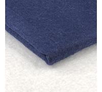 Acrylic Felt Fabric by the Metre - 60" (150cm) Extra Wide, 1mm Thick - Continuous Length Soft Crafting for Sewing, Applique, Decorations & Upholstery - Discount Fabrics LTD(Navy,10)