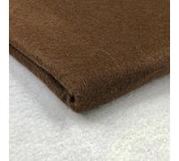 Acrylic Felt Fabric by the Metre - 60" (150cm) Extra Wide, 1mm Thick - Continuous Length Soft Crafting for Sewing, Applique, Decorations & Upholstery - Discount Fabrics LTD(Brown,0.5)