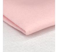 Acrylic Felt Fabric by the Metre - 60" (150cm) Extra Wide, 1mm Thick - Continuous Length Soft Crafting for Sewing, Applique, Decorations & Upholstery - Discount Fabrics LTD(Pastel Pink,1)