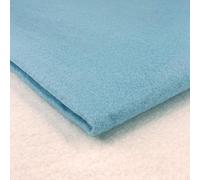 Acrylic Felt Fabric by the Metre - 60" (150cm) Extra Wide, 1mm Thick - Continuous Length Soft Crafting for Sewing, Applique, Decorations & Upholstery - Discount Fabrics LTD(Light Blue,2)