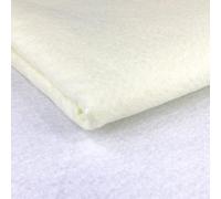 Acrylic Felt Fabric by the Metre - 60" (150cm) Extra Wide, 1mm Thick - Continuous Length Soft Crafting for Sewing, Applique, Decorations & Upholstery - Discount Fabrics LTD(Ivory, 1)