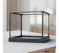 Acrylic Figures Display Box for L-e*g-o 10375 How to Trrain Your Dragoon Toothlless Acrylic Storage Box Dustproof Transparent Box Custom Display Case Storage Box (No Model) (B)