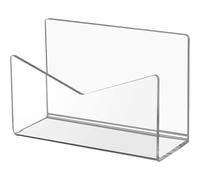 Acrylic File Sorter - Sorting Mail Organizer | Letter Holder | View Slots | File Organizer Countertop Clear Didider for Cash Envelope Cells Dispider Holder