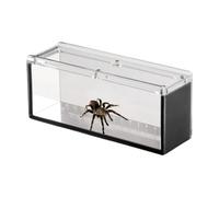 Acrylic Fish Breeding Box, Fish Watching Box, Fish Display Acrylic Container with Scale - Portable Transparent Water Breeder Slip Box for Crabs