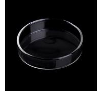 Acrylic Fish Feeder Dish 2.4 Inches Wide Transparent Round Food Bowl For Cory Pleco Bottom Feeding Aquatic Pet