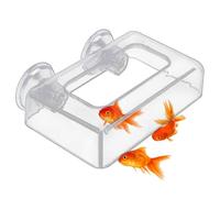 Acrylic Fish Feeding Reservoir Wall Mounted Feeder Automatic Aquarium Portion Control System | Transparent Eco Friendly Precision Habitat Distribution Channel Maintenance Optimization Marine L