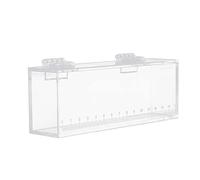 Acrylic Fish Photo Tank Observation Box Hatchery Incubator Small Case Storage Holder for Breeding Tanks 3.94x1.97x0.98 inch- S